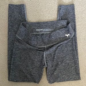 Victoria’s Secret PINK Yoga Leggings, Women’s Size Large, Gray, Great Condition!